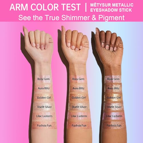 Metallic Shimmer Eyeshadow Stick - Waterproof & Long Lasting