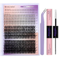 DIY Lash Extension Kit with Bond & Seal - 12-18mm Clusters