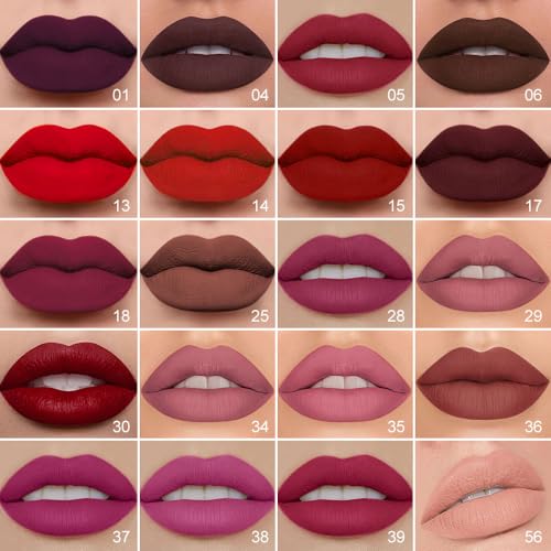 Kaely 2-in-1 Matte Lipstick & Lip Liner Duo - Waterproof 24H