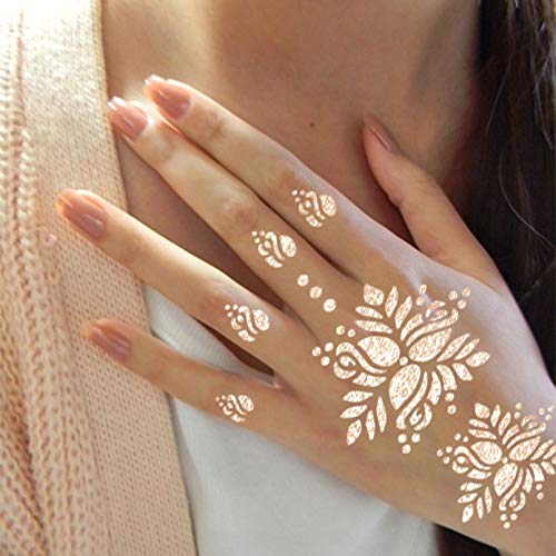 Henna Tattoo Stencils 138 PCS Reusable Body Art Kit