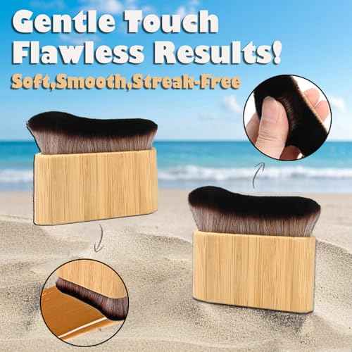 Self Tanning Mitt Self Tanner Mitt Tanning Glove Self Tan Mitt Applicator Self Tanner Brush For Body Self Tanning Brush Kabuki Brush Back Self Tanner Back Applicator Back Tanning Applicator 4 Pack