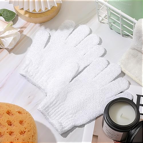 Ramede 30 Pair Exfoliating Bath Gloves - Nylon Shower Scrubber