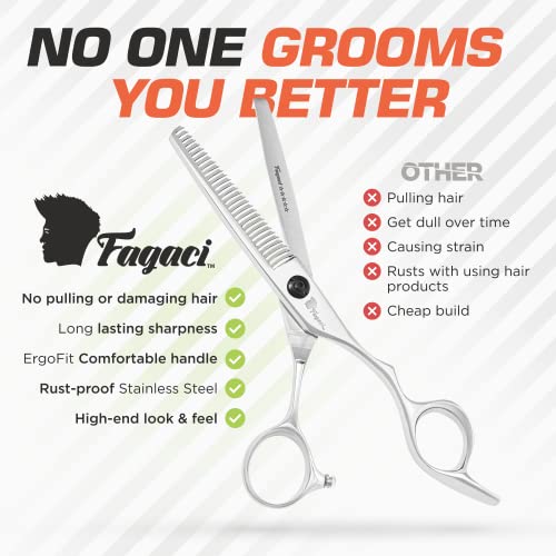 Fagaci Thinning Shears 6 Inch Professional Hair Scissors