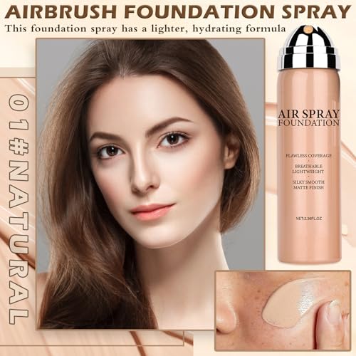 AIUEO Magic Minerals Airbrush Foundation Spray Makeup