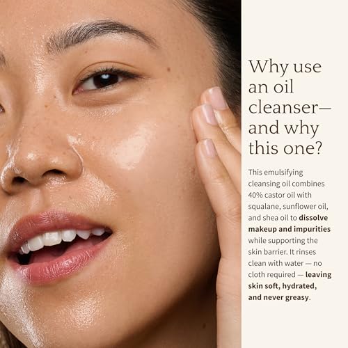 Bambu Earth Castor & Squalane Hydrating Cleansing Face Oil - Gentle Makeup Remover