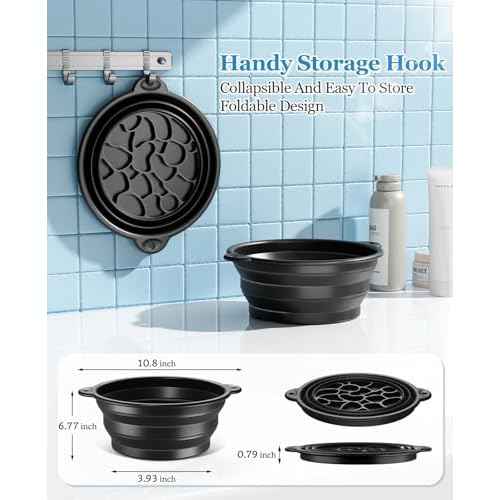 Face Ice Bath Bowl - Silicone Foldable Facial Ice Therapy Basin with Built-in Ice Tray, Cold Plunge Bowl for Skin Tightening, Puffiness Relief & Glowing Skin, Idea for Home & Travel