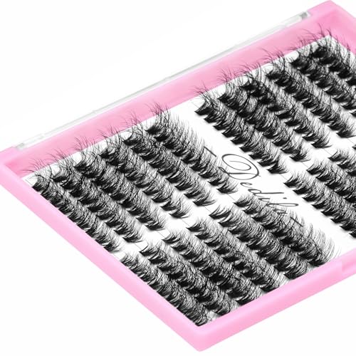 60D Fluffy Lash Clusters 8-16mm Mix - 216 Piece DIY Extensions