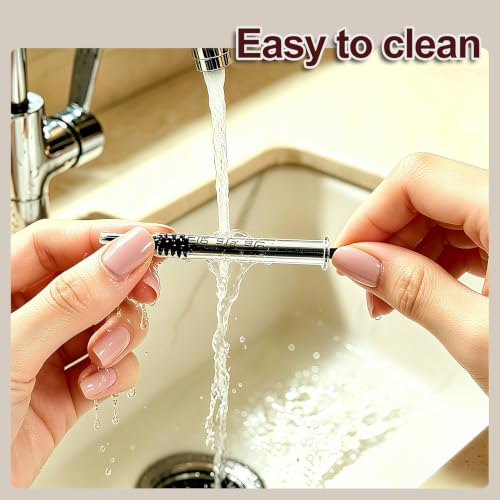 20-Piece Glass Eye Droppers Set with Cleaning Brushes