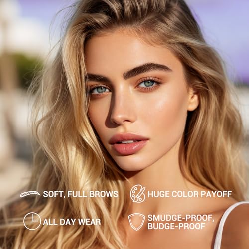 Peel Off Eyebrow Tint Gel - Waterproof, 3-Day Wear, Dark Brown