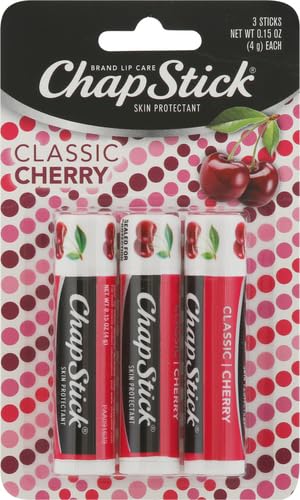 ChapStick Classic Cherry Lip Balm Tube - 0.45 Ounce, Pack of 1