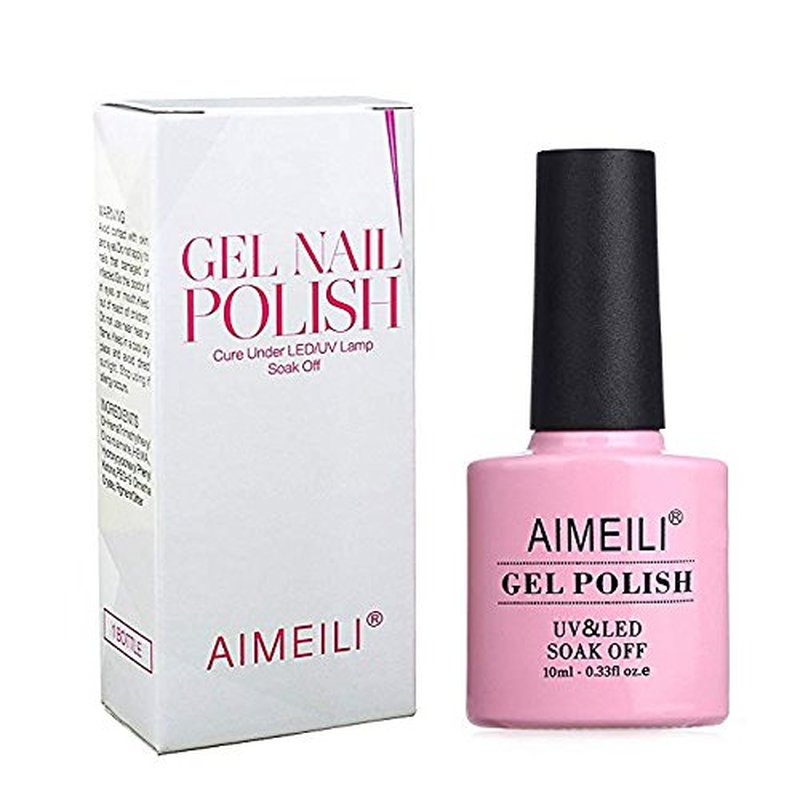 AIMEILI Vegan Glitter Gel Nail Polish - HEMA Free, 10ml