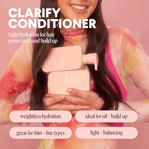 MONDAY HAIRCARE CLARIFY Conditioner with Grapefruit Extract, Coconut Oil, Shea Butter & Ceramides for Oily Hair Prone to Build-up 354 mL