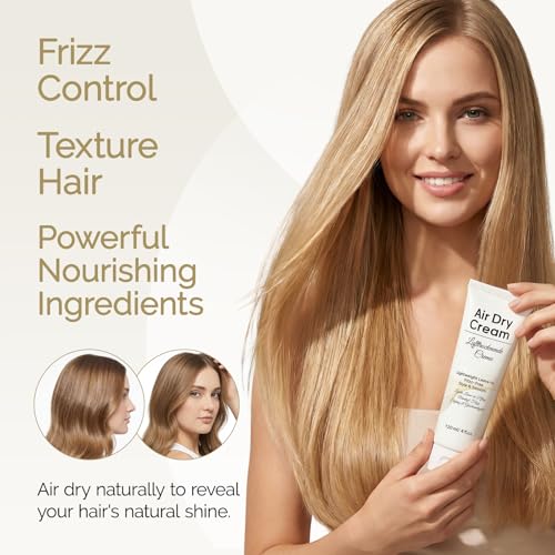 Air Dry Cream for All Hair Types - Heat-Free Styling, 4 oz