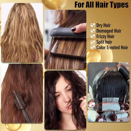 Layhomo Keratin Hair Treatment Serum Capsules for Dry, Damaged Hair