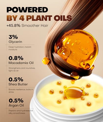 Srripo Collagen Hair Mask 16.9 oz with Keratin, Moroccan & Avocado Oils – Deep Conditioning for Dry & Damaged Hair