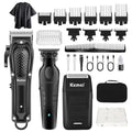 KEMEI 3-in-1 Hair Clipper, Beard Trimmer & Foil Shaver Kit