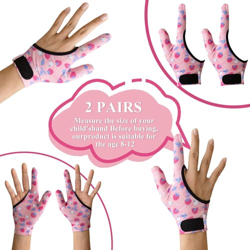 Thumb Sucking Guard Gloves for Kids - 2 Pairs, Anti-Bite & Adjustable