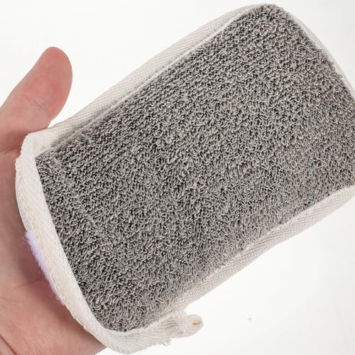 4pcs Exfoliating Mesh Soap Pouches with Drawstring