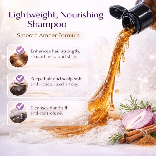 Onion Rosemary Shampoo for Hair Loss & Scalp Care