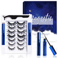 Magnetic Eyelashes Kit with Eyeliner & Tweezers - 7 Pairs