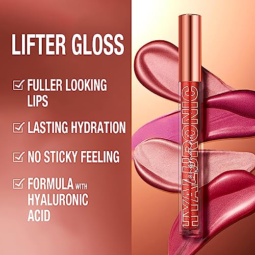 LANGMANNI Hyaluronic Acid Lip Gloss Set 3pc Plumping