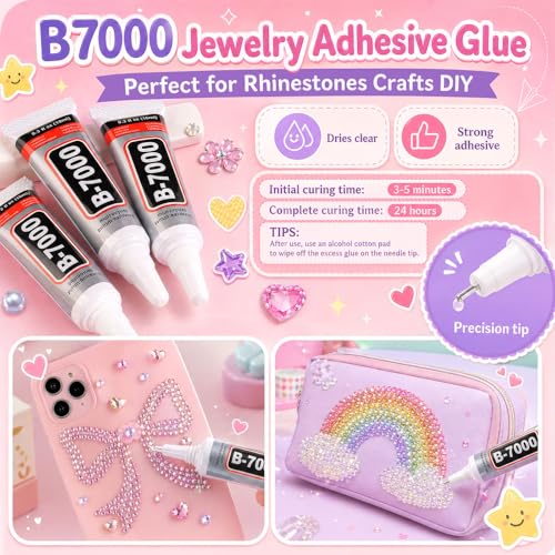 3mm Flatback Rhinestones Bedazzling Kit - 40000 Pcs, 40 Colors
