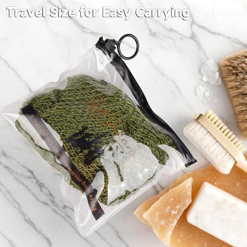 African Net Sponge 2-Pack 45-Inch Exfoliating Bath Loofah