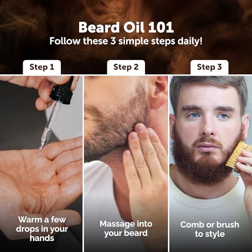 Detroit Grooming Beard Oil | Hydrating & Nourishing Formula with Vitamin E ? Corktown Scent (1 oz)