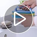 Koksi 2-Piece Cleaning Brush Set with Ergonomic Handle