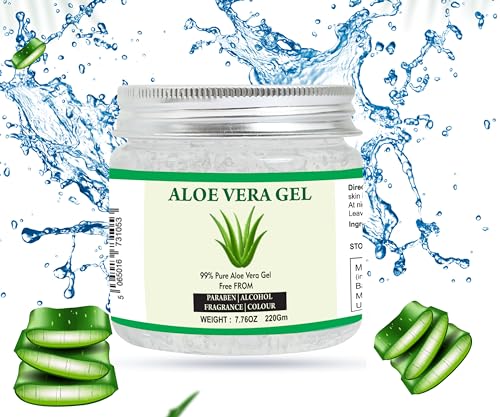 Raslok Aloe Vera Gel 99% Pure Natural Moisturizer 7.76 oz