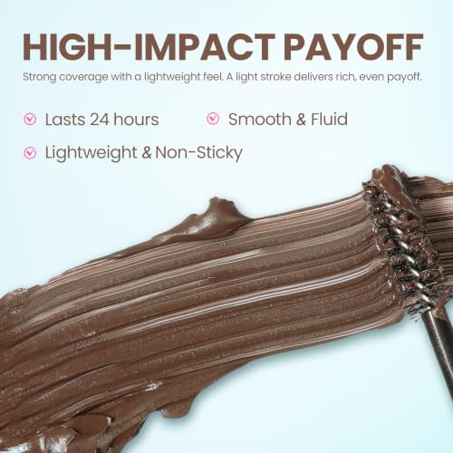 2-Pack Tinted Brow Gel, Waterproof Eyebrow Mascara - 24H Hold