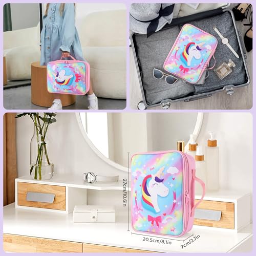 Pink Unicorn Bow Organizer for Girls Hair Clips