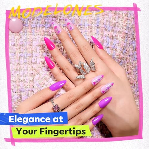 Modelones Neon Nail Polish Set – 6 Quick Dry Colors, No UV