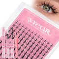 Fairy Lash Clusters Kit - 144Pcs D Curl 8-18mm Wispy Manga Lashes