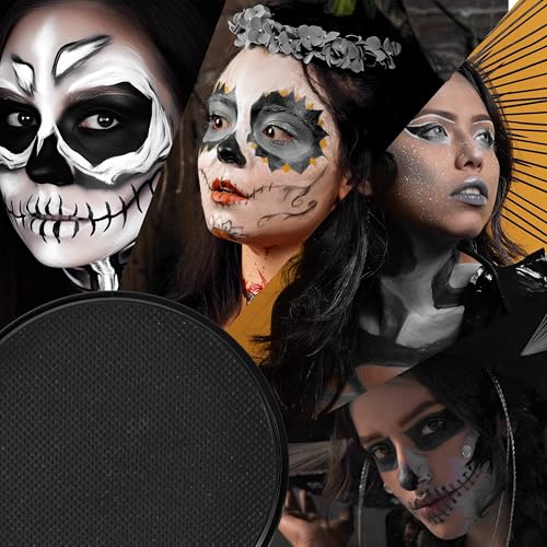 Black Water Activated Face Paint 1 oz - Halloween SFX Makeup