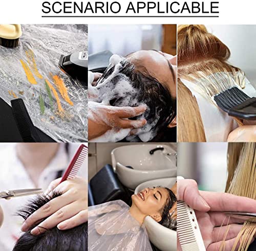 Sportuli 100 Pcs Disposable Hair Cutting Capes 51x36 Inch Waterproof Salon & Barber Towels for Kids & Adults