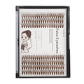 Bodermincer 20D Brown Eyelash Clusters - 140pk Faux Mink