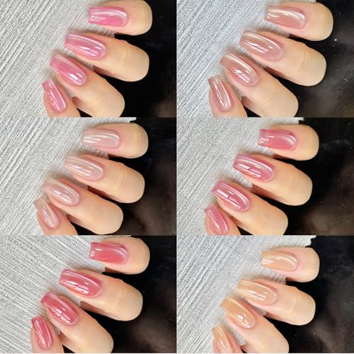 Cat Eye Gel Nail Polish Set with Chrome Powder & Magnet