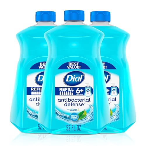 Dial Antibacterial Hand Soap with Aloe Vera, 52 Fl Oz