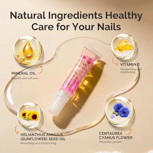 MelodySusie Cuticle Oil with Real Flowers - 10ml