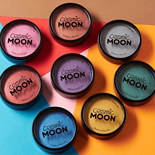 Cosmic Moon Metallic Green Face & Body Paint Cake 1.26oz