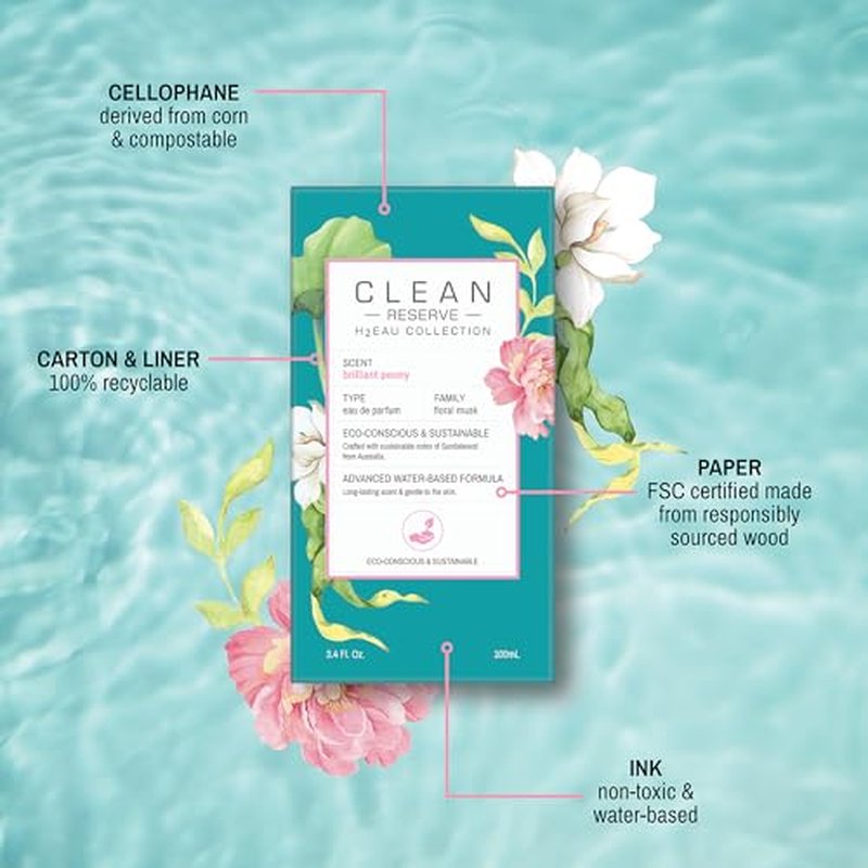 CLEAN H2EAU Hydrating Water-Based Perfume - Floral Freshness