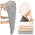 ROLSHOL 4-Pack Extra Large Microfiber Hair Towel Wraps
