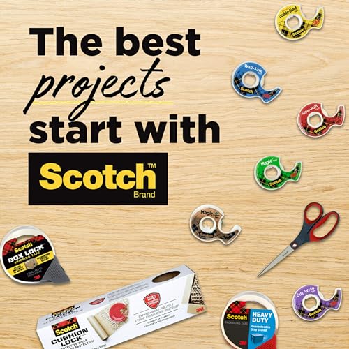 Scotch Magic Tape, Invisible, Home Office Supplies and Back to School Supplies for College and Classrooms, 6 Rolls