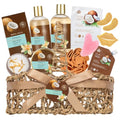 Valentines Day Gifts for Women & Men, 12pcs Vanilla Coconut Bath and Body Self Care Set, Spa Gift Basket, Bath Bomb, Parfume Lotion, Spa Kit, Hydrating Skin Care Set, Anniversary, Birthday, Christmas