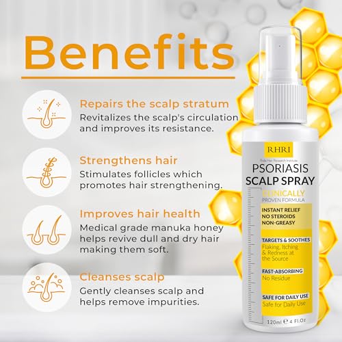 Psoriasis Scalp Spray for Fungal Infections & Itchy Relief