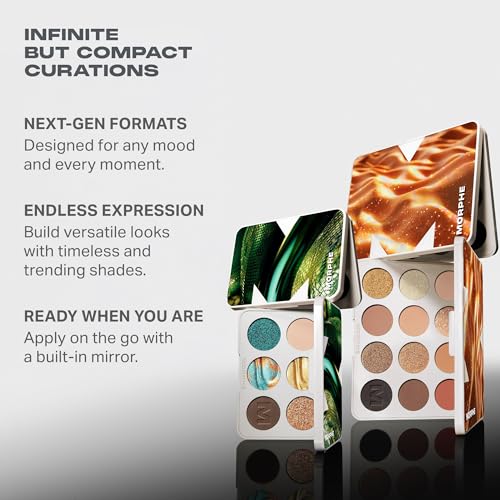 Morphe ChromaPlus 12-Pan Eyeshadow Palette - High Pigment & Versatile