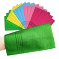 Korean Exfoliating Mitt (15 Pack, 5 Colors) - Body Scrub Glove