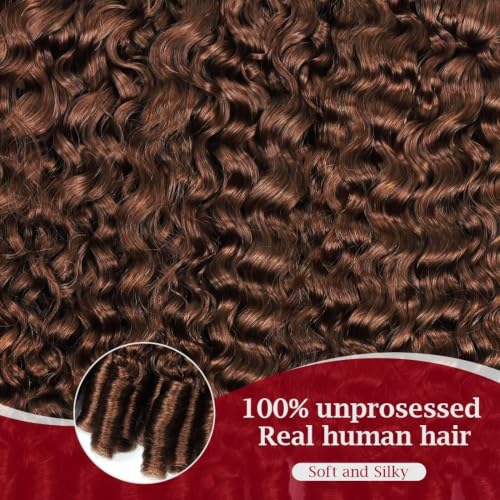 LOLly Hair 30# 20 Inch Pre-Looped Human Crochet Hair for Curly Protective Styles