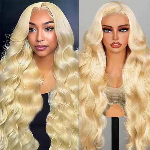 Blonde Wig Human Hair 13X4 613 Lace Front Wig Human Hair 200 Density 613 HD Lace Frontal Wigs Body Wave Lace Front Wigs Human Hair Pre Plucked